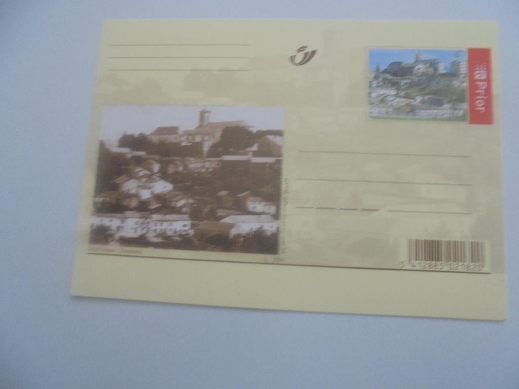 neufchateau panorama-vroeger en nu -briefkaart, Collections, Enlèvement ou Envoi, 1980 à nos jours, Non affranchie, Luxembourg