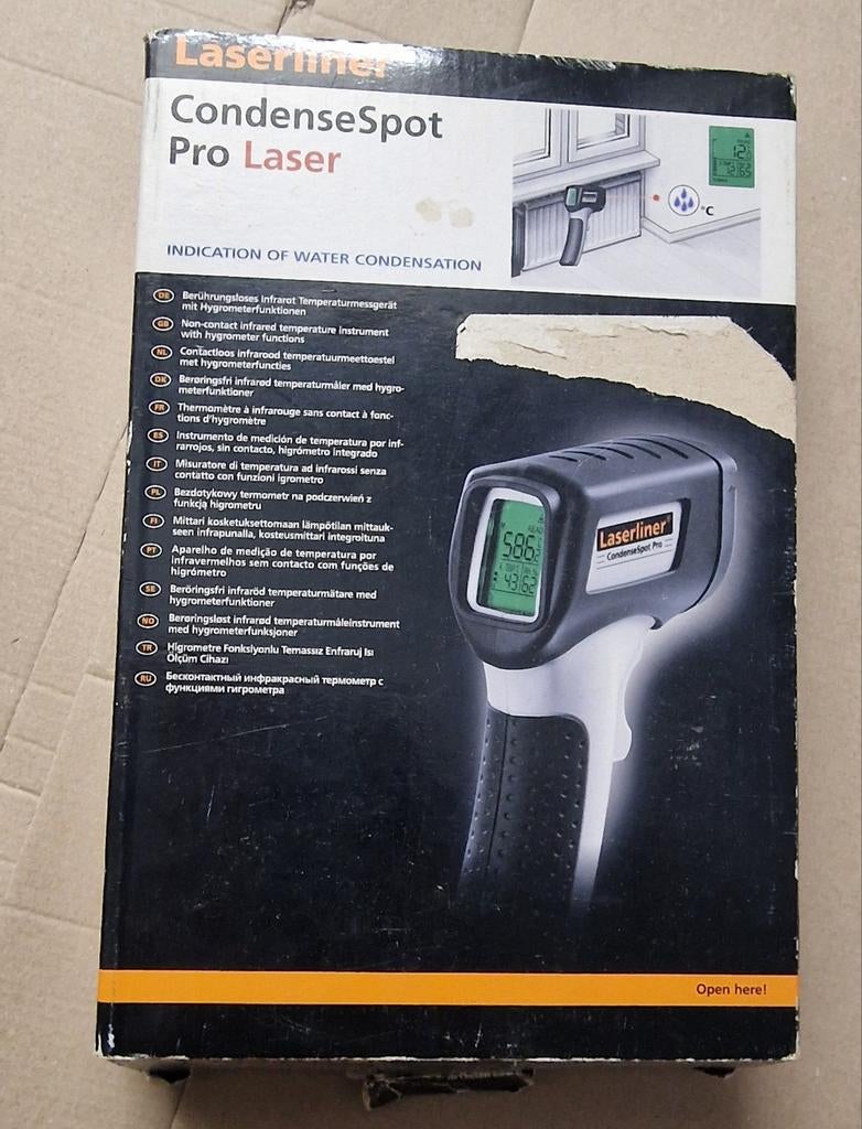 Laser Laserliner Condensespot Pro presque neuf, Bricolage & Construction, Enlèvement ou Envoi