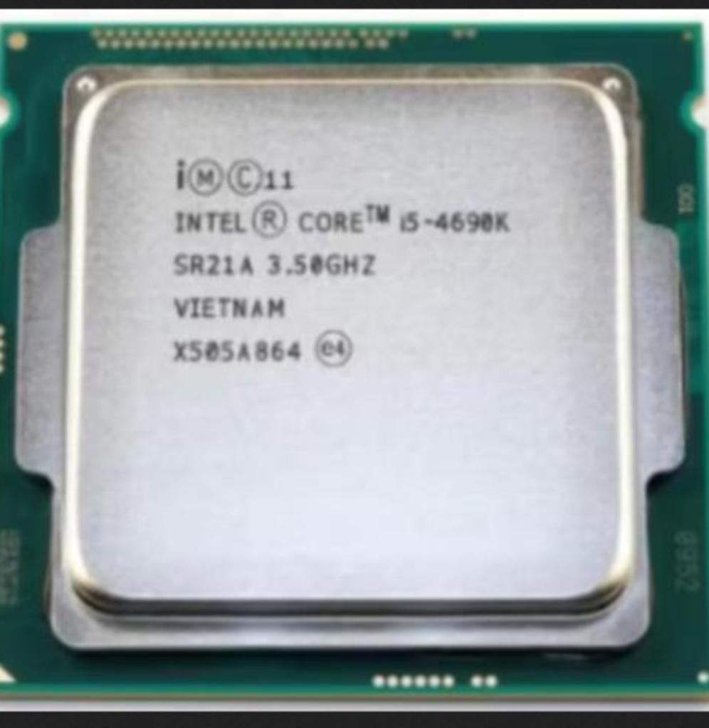 Intel Core i5 4690K 3.5GHz CPU met Socket LGA 1150, Informatique & Logiciels, Processeurs, Enlèvement ou Envoi, Utilisé, 3 à 4 Ghz