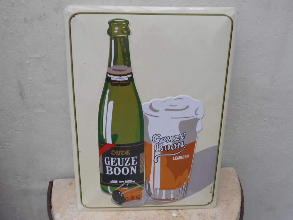 reklameplaat GEUZE BOON, Ophalen of Verzenden