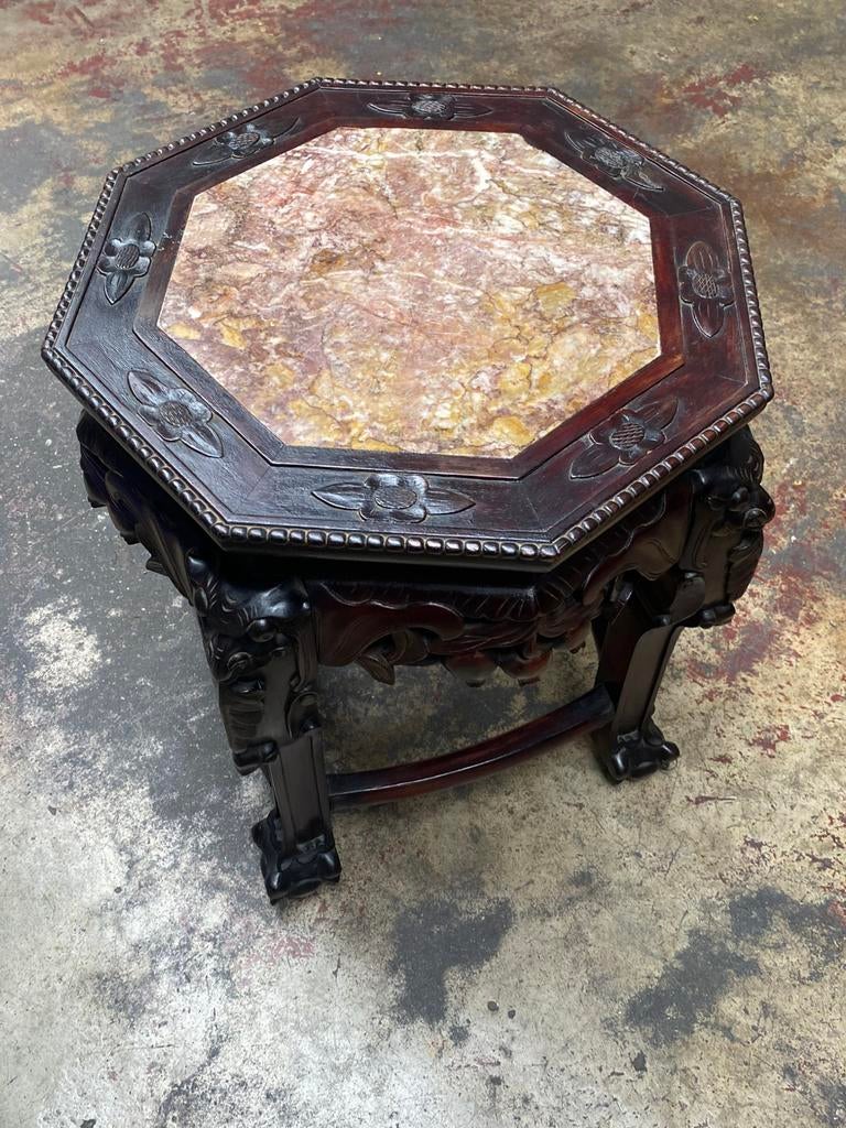 Support à plantes antique en acajou, Enlèvement