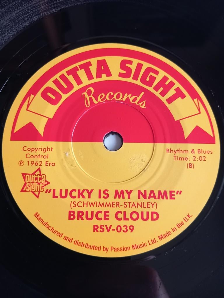 BRUCE CLOUD. LUCKY IS MY NAME/ MY BOOK .POPCORN 45 T