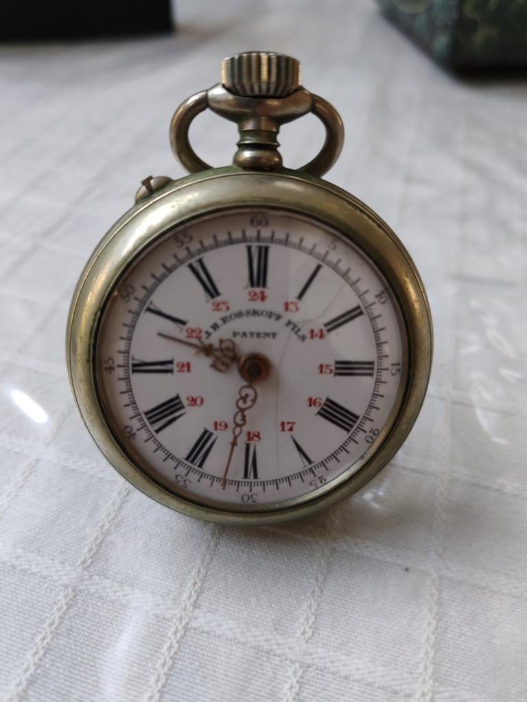 Montre à gousset Roskopf, modèle Patent. , Enlèvement, Montre de poche