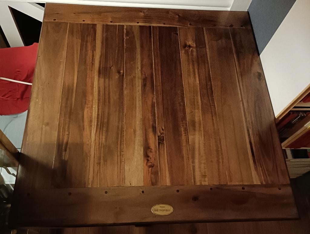 Tafels "Indische tuin” voormalig Metropole hotel in Brussel, Ophalen, Gebruikt, Vierkant, 75 cm of meer