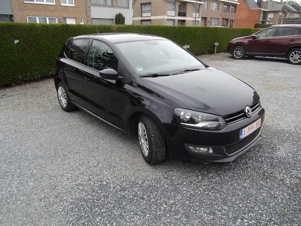 Volkswagen Polo 1.6 TDI, Auto's, Stof, 96 g/km, Start-stop-systeem, Zwart