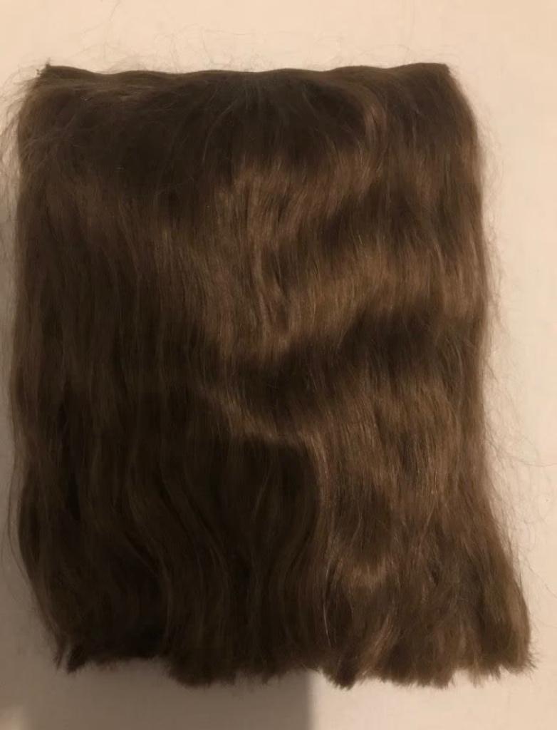 1Dikke Band Clipin Extension ECHT Human Hair 40cm Lichtbruin, Handtassen en Accessoires, Uiterlijk | Haarverzorging, Verzenden