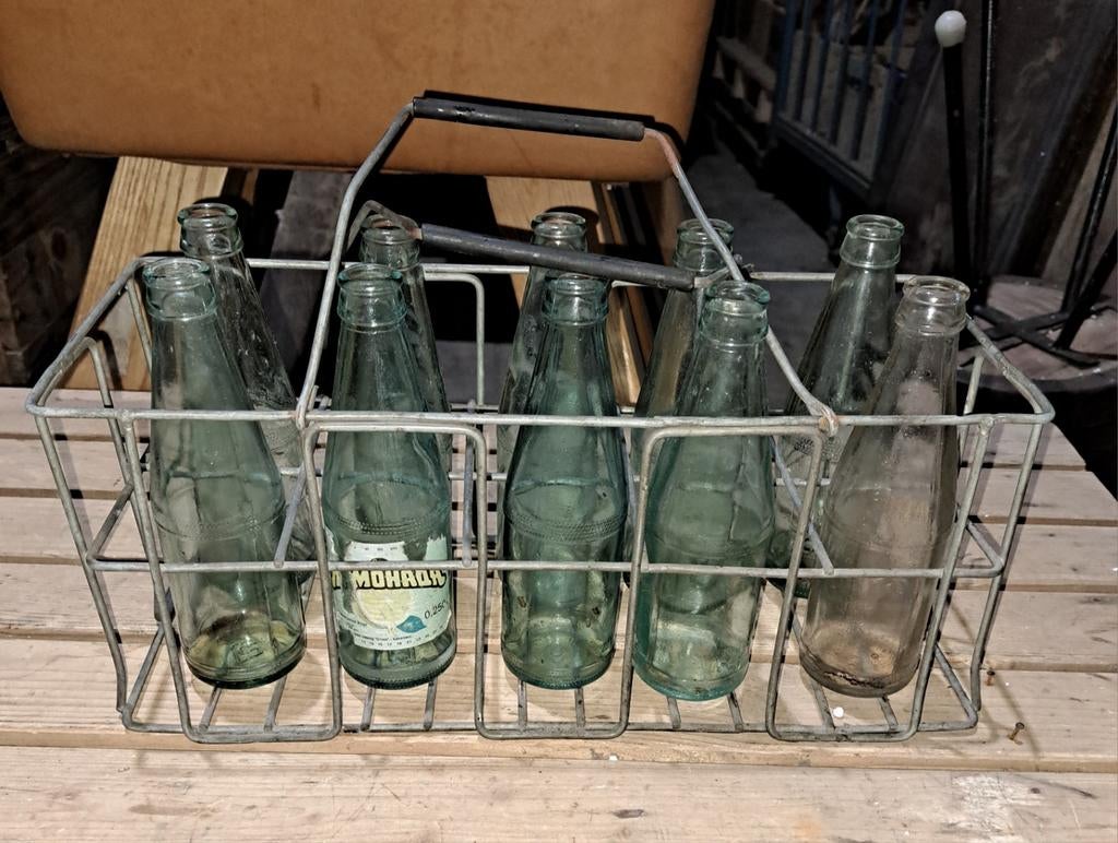 Krat kratje limonade kratje decoratie, Ophalen