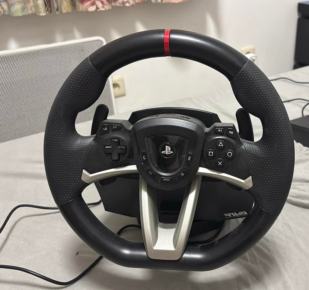 Hori Apex Racing Wheel met pedalen, Ophalen of Verzenden, Zo goed als nieuw