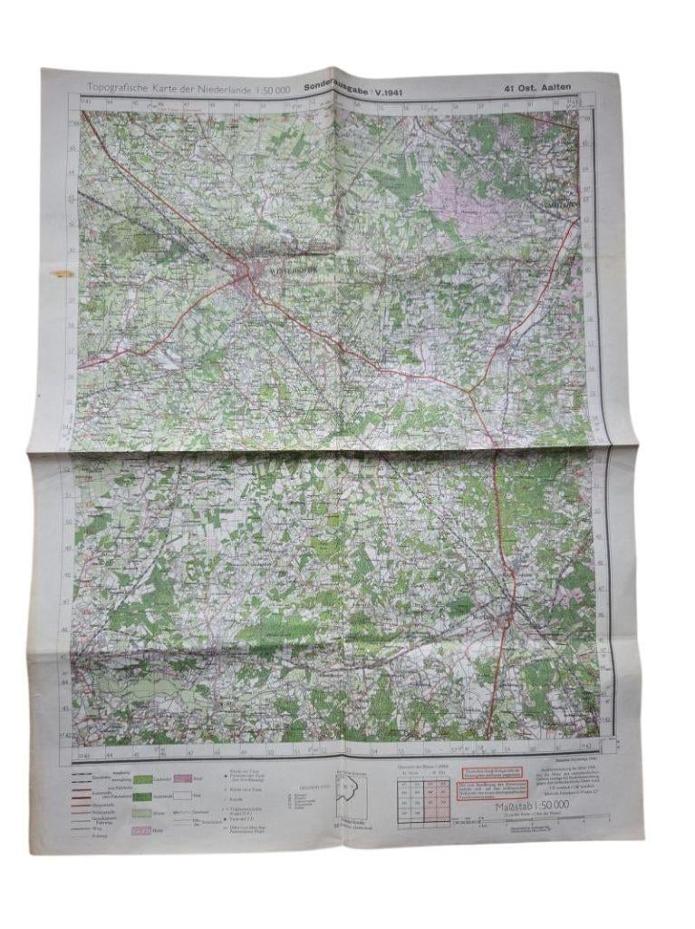 a wehrmacht kaart off " ost Aalten ", Verzamelen, Militaria | Tweede Wereldoorlog, Ophalen of Verzenden