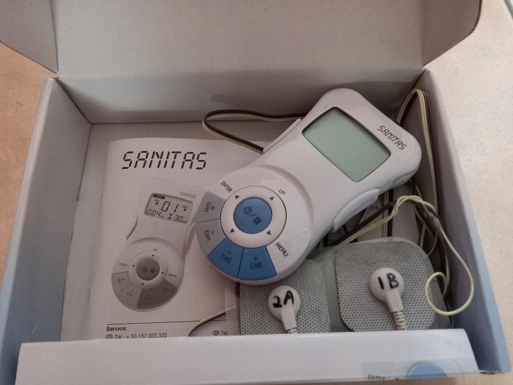 Sanitas SEM 40 spierstimulatie/ontspanning, pijnbestrijding, Ophalen of Verzenden, Zo goed als nieuw