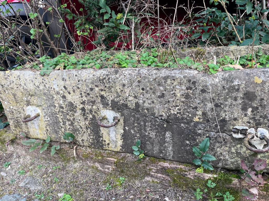 Arduinen trog, Tuin en Terras, Bloembakken en Plantenbakken, Ophalen, Steen, Gebruikt, 100 cm of meer