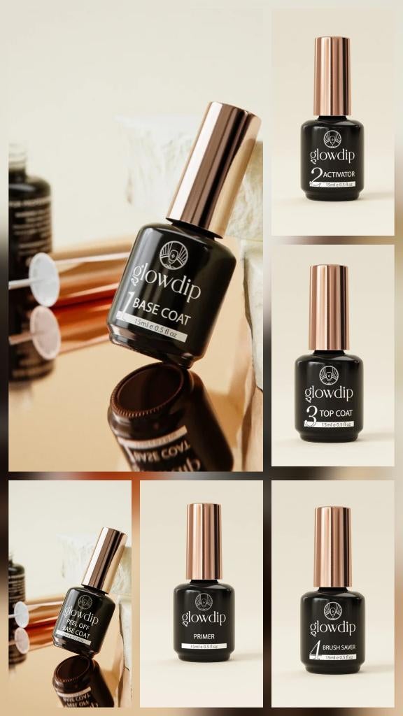 Glowdip gels met 30 kleuren, Nagels lakken