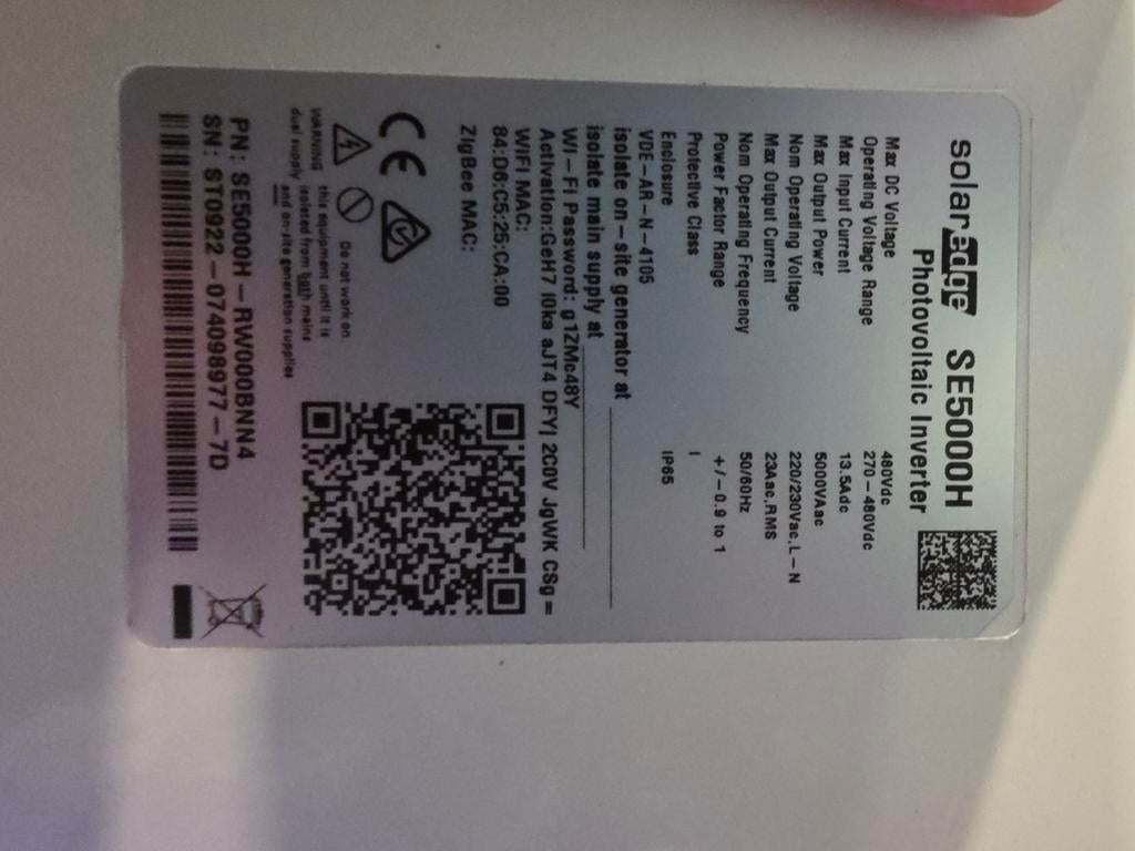 solar edge HD wave, Ophalen of Verzenden