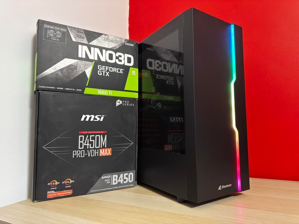 Gaming PC – Ryzen 7 / GTX 1660 Ti / Windows 11 Pro, Comme neuf, 4 Ghz ou plus, Enlèvement, Gaming