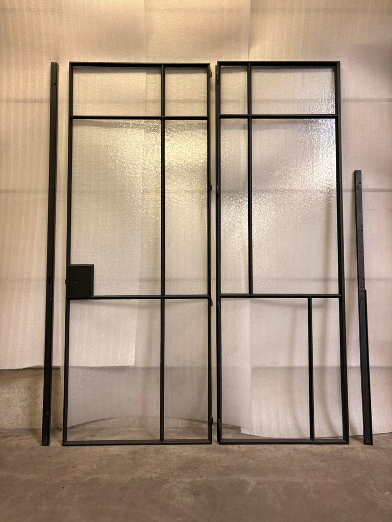 Smeedijzer deur met vast paneel, Doe-het-zelf en Bouw, Ophalen, Nieuw