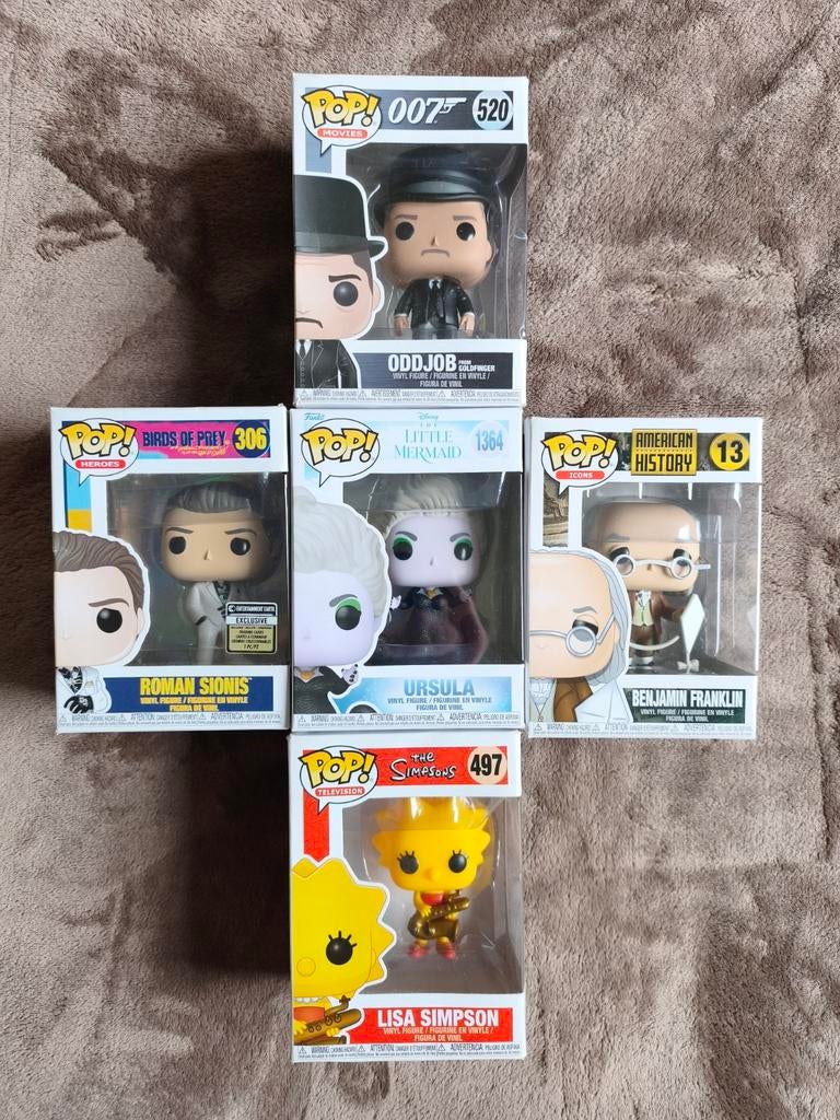 Lot de 5 figurines POP  ( neuf ), Enlèvement ou Envoi, Neuf, Autres types