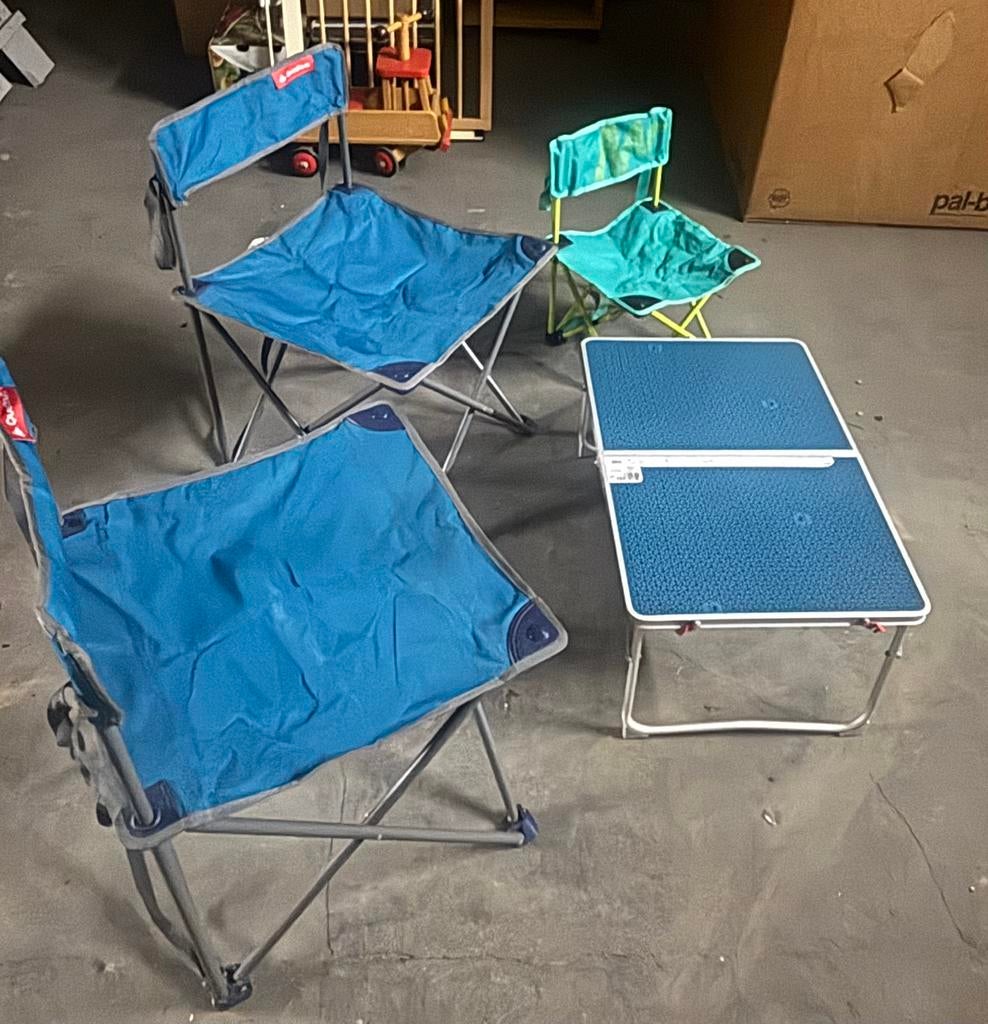 Kampeerstoeltjes en tafels, Caravans en Kamperen, Ophalen, Zo goed als nieuw, Campingstoel