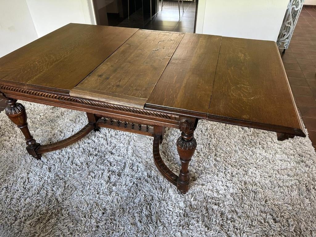 table à manger extensible en chêne antique, Maison & Meubles, Enlèvement