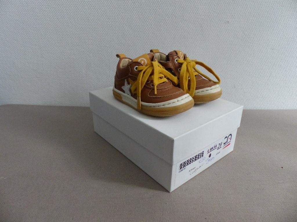 Luca lederen stapschoentjes - maat 20, Schoentjes, Luca, Ophalen of Verzenden, Zo goed als nieuw