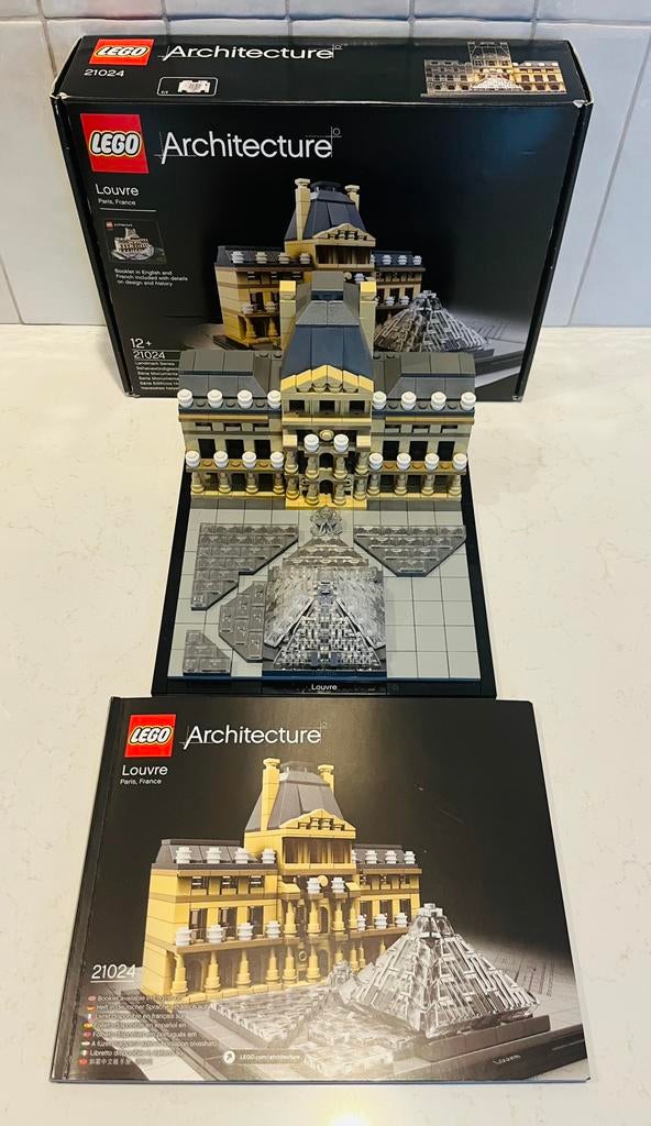 Lego Set - 21024 - Architecture - Louvre, Kinderen en Baby's, Ophalen of Verzenden, Zo goed als nieuw, Complete set, Lego