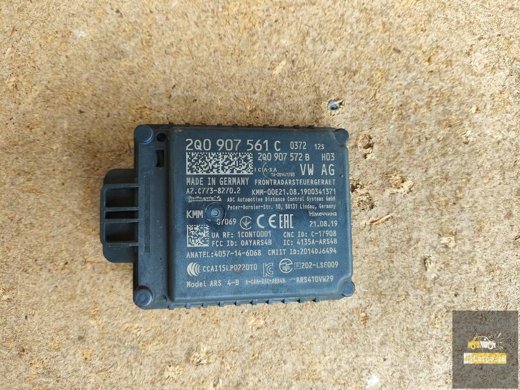 2Q0907561, VW SKODA STOEL RADAR ACC DISTRONIC, Auto-onderdelen, Gebruikt, Volkswagen, Volkswagen AG, Vw@volkswagen.de