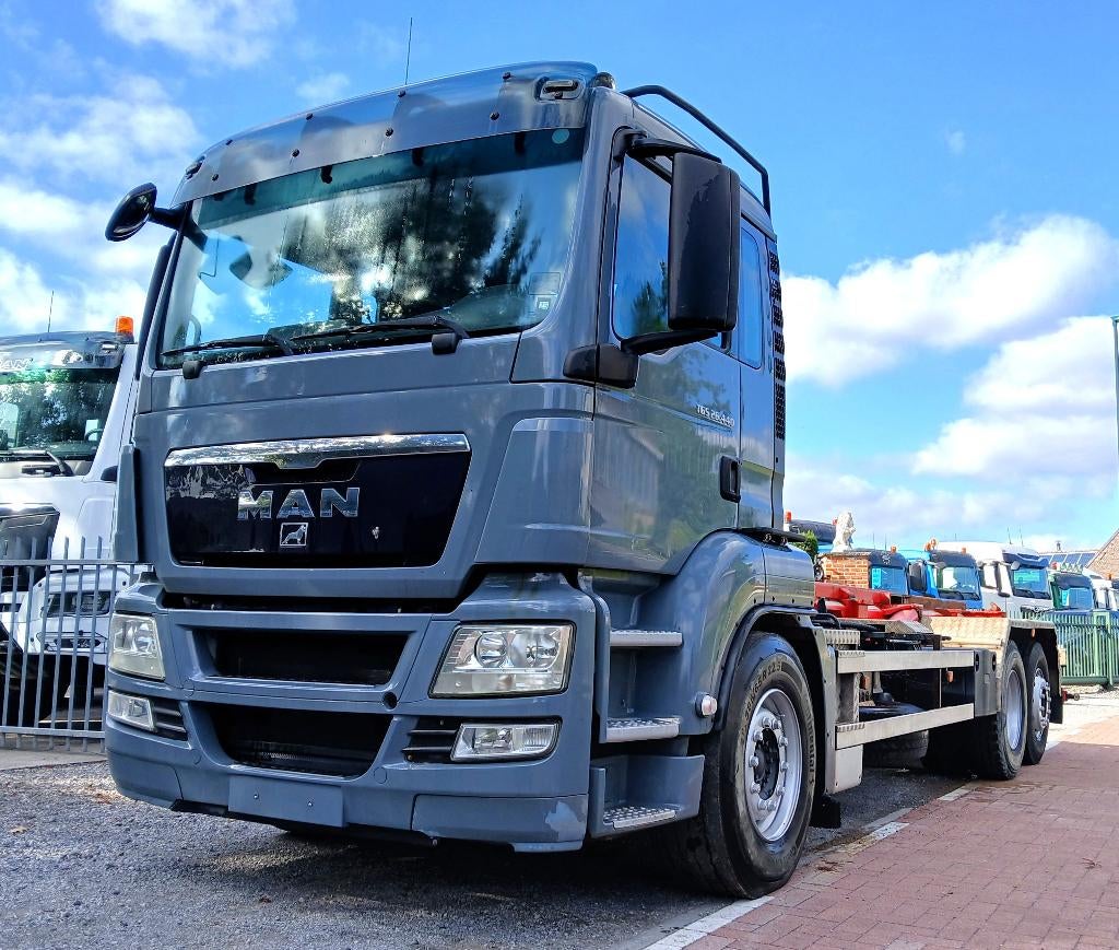 MAN TGS 26440 6x2 met containersysteem id 25, Auto's, Vrachtwagens, Euro 5, MAN, Bedrijf, Te koop