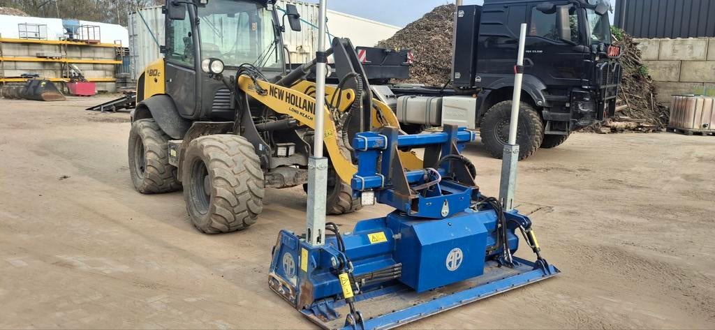 Ap push pull leveller PP 2200 met topcon sturing, Ophalen