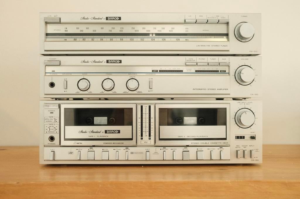 Ensemble stéréo Barco Vintage (Fisher) — En état de marche, TV, Hi-fi & Vidéo, Chaîne Hi-fi, Utilisé, Deck cassettes ou Lecteur-enregistreur de cassettes
