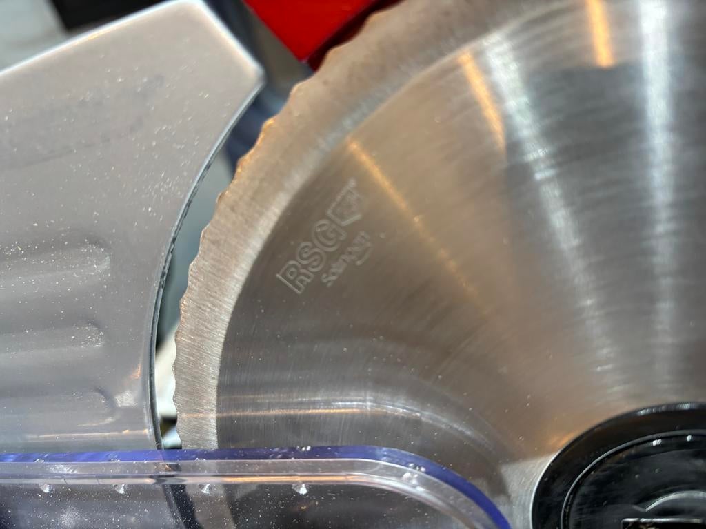 Snijmachine inox mes - aluminium chassis, Maison & Meubles, Trancheuse, Enlèvement