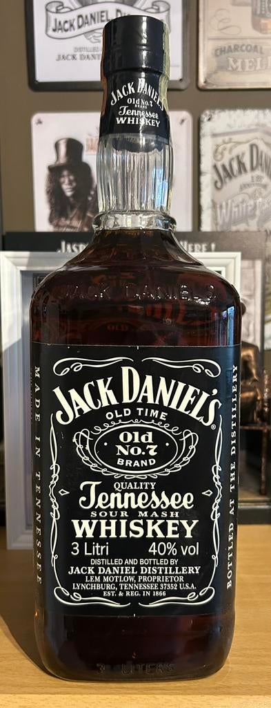 Jack Daniel’s 3 liter Heritage fles, Verzamelen, Ophalen, Zo goed als nieuw
