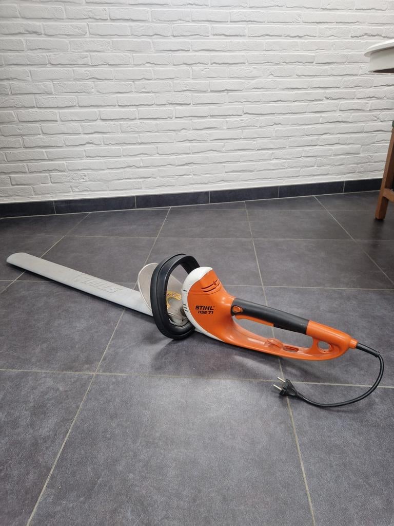 Taille-haie Stihl hse 71, Enlèvement
