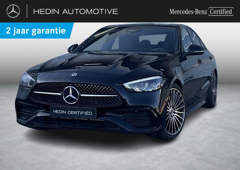 Mercedes-Benz C-Klasse 200 Berline 4MATIC AMG Line | Head-Up, Auto's, 4 deurs, 4 cilinders, Zwart, Vierwielaandrijving