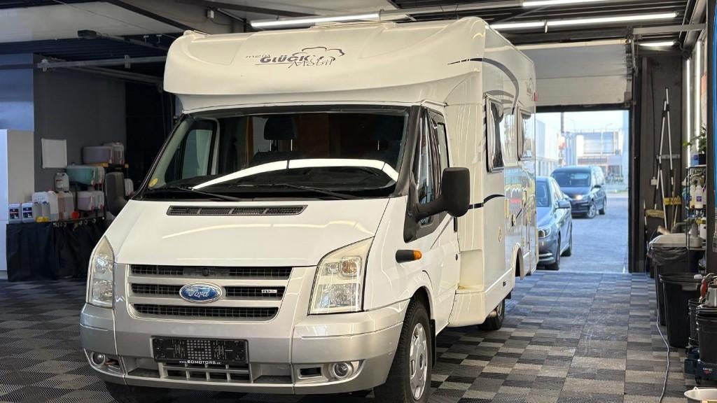 Ford TRANSIT CAPRON GLÜCKSMOBIL bj. 2008 102000, Caravans en Kamperen, Ford, Douche, Bedrijf, Elektrische opstap