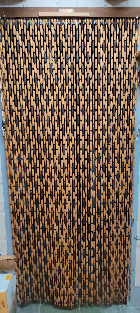 Rideau de porte en bois, Enlèvement, Comme neuf