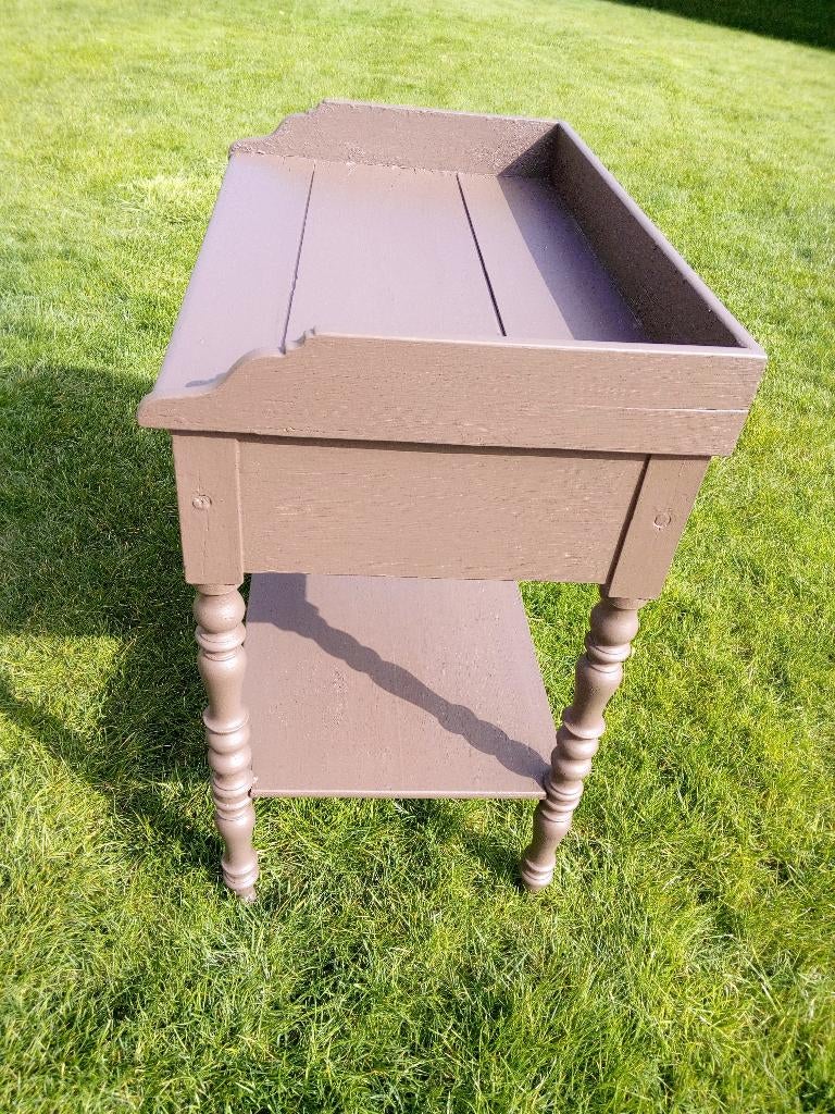 Table en bois, table d'appoint, table à rempoter, Comme neuf, Enlèvement, 75 cm ou plus, Rectangulaire