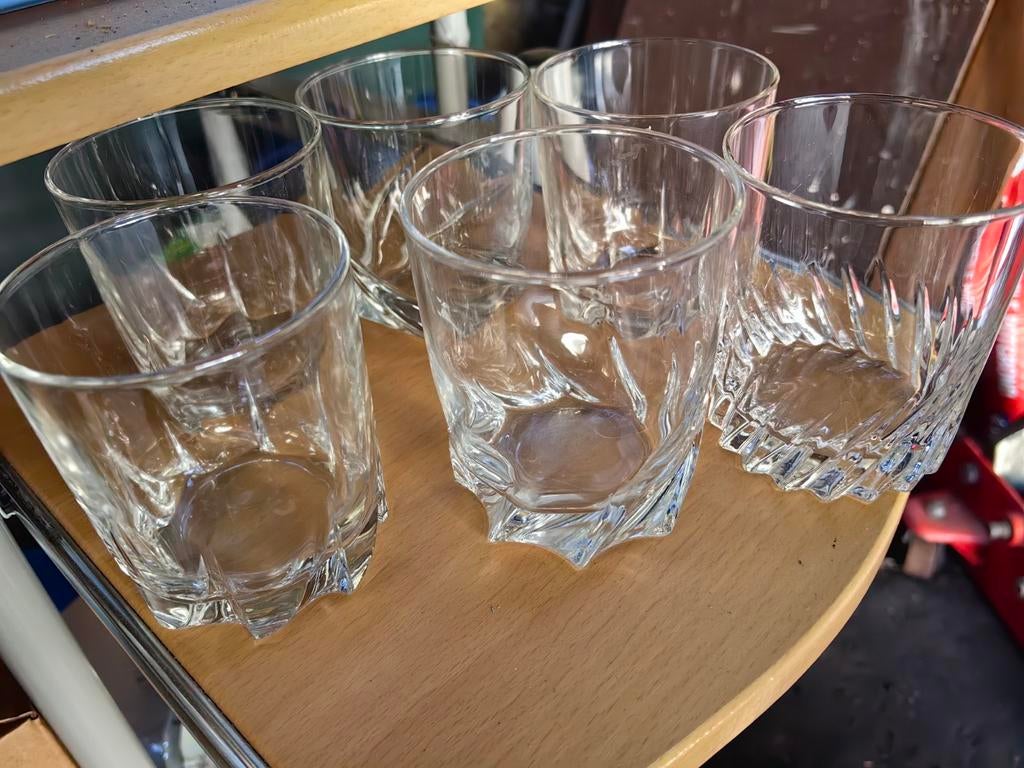 Lots de verres, Enlèvement ou Envoi, Comme neuf, Verre à eau