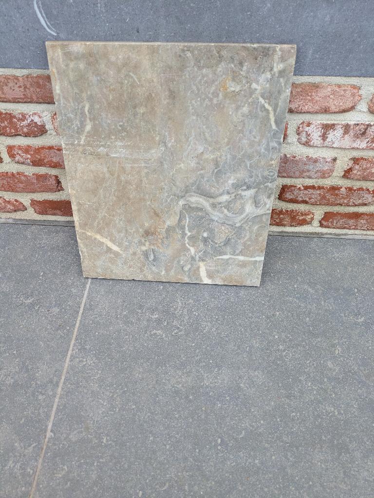 Marmeren plaat rose - 39,5 cm x 33,5 cm x 2 cm, Ophalen