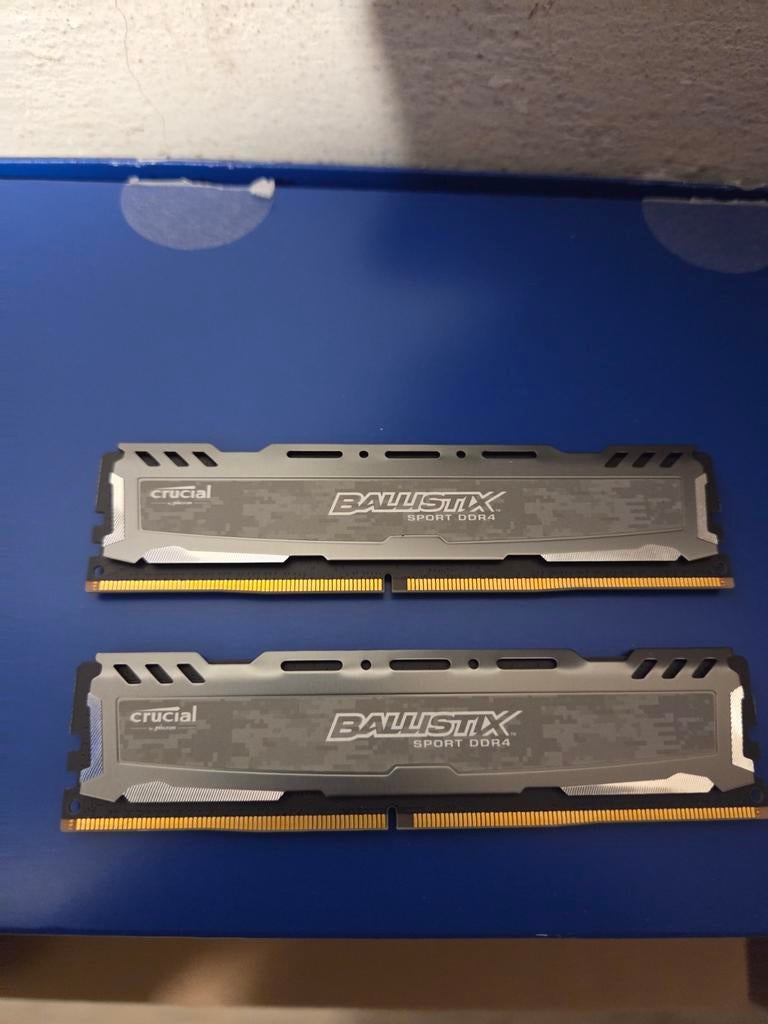 8GB kit (2x 4GB) DDR4 RAM 2400Mhz Crucial, Computers en Software, RAM geheugen, 8 GB, Ophalen of Verzenden, Desktop, DDR