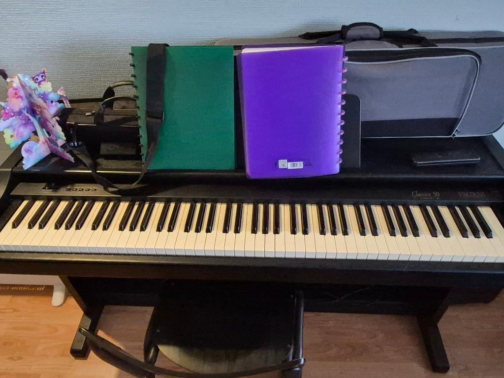 Piano, Muziek en Instrumenten, Piano's, Ophalen, Gebruikt, Zwart, Piano