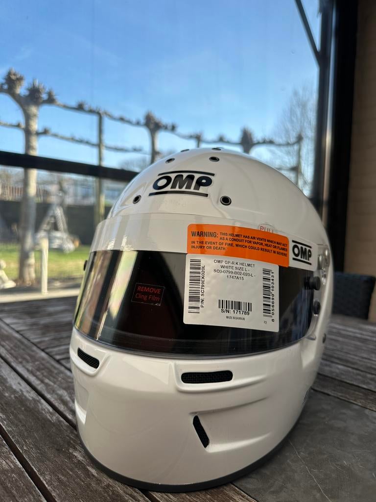 Nieuw OMP helm (racing moto auto karting), Motoren, Kleding | Motorhelmen, Ophalen of Verzenden, L