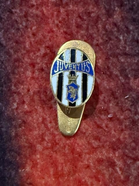 18 karaat goud , juventus , voetbalpin, buttonhole, Verzamelen, Ophalen of Verzenden, Gebruikt