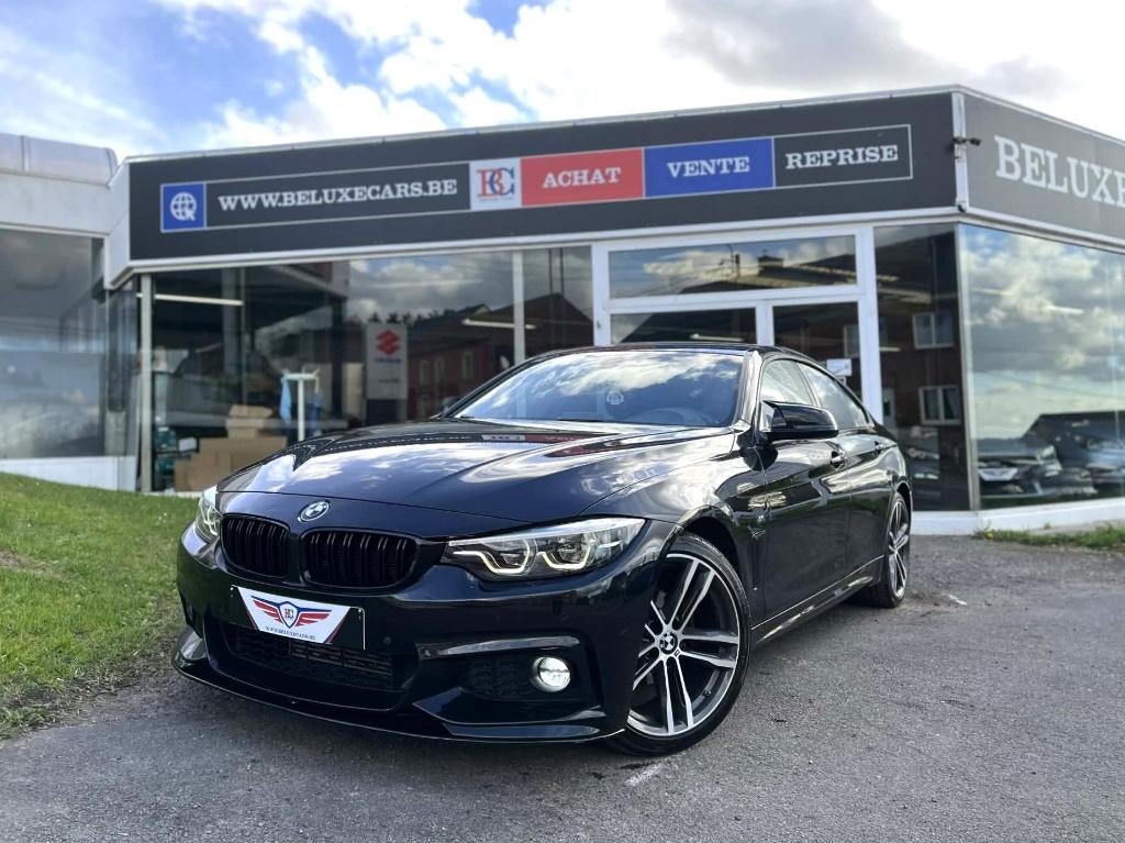 BMW 418D*F36*PACK-M*LCI*FEUX-LED*FACELIFT*AUTO*CAMERA*GPS, 116 g/km, Achat, Entreprise, Alcantara