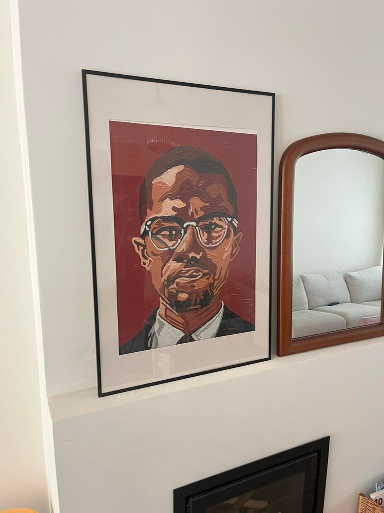 Malcolm X poster met sierlijst, Ophalen
