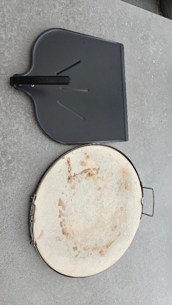 pizzasteen + spatel, Enlèvement, Utilisé