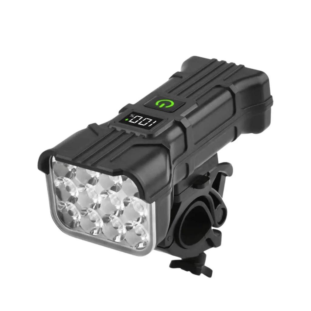 3-in-1 Foetslamp met Powerbank Alarm - 12 LED fietslicht, Fietsen en Brommers, Ophalen of Verzenden