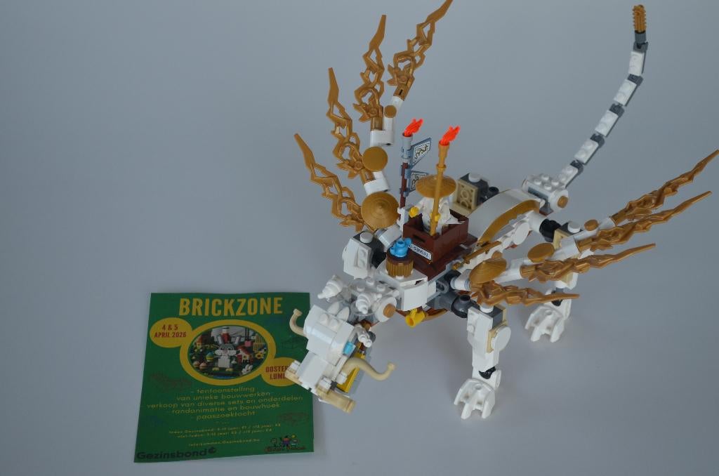 Lego: nr. 70734 Master Wu, de draak., Ophalen of Verzenden, Zo goed als nieuw, Losse stenen, Lego
