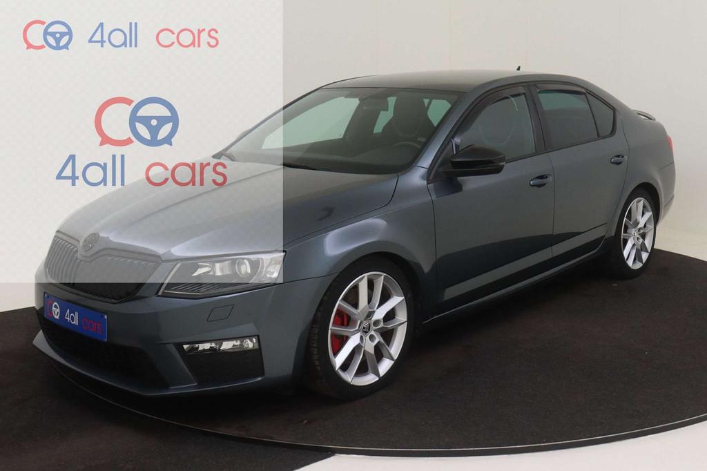 Skoda Octavia 3224 RS Ar-Sen, verw zetel+ruit, Cruise, Bluet, Auto's, 4 cilinders, Bedrijf, USB, Zilver of Grijs