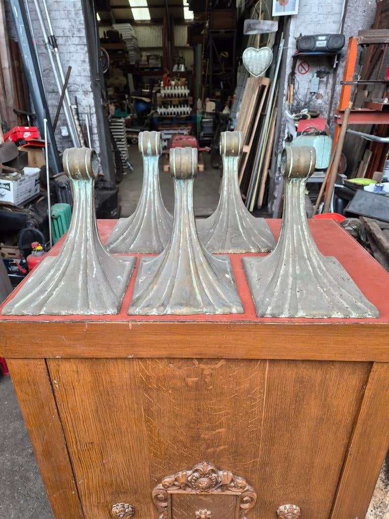 5 bronzen stukken art nouveau, Verzamelen, Automaten | Overige, Ophalen of Verzenden