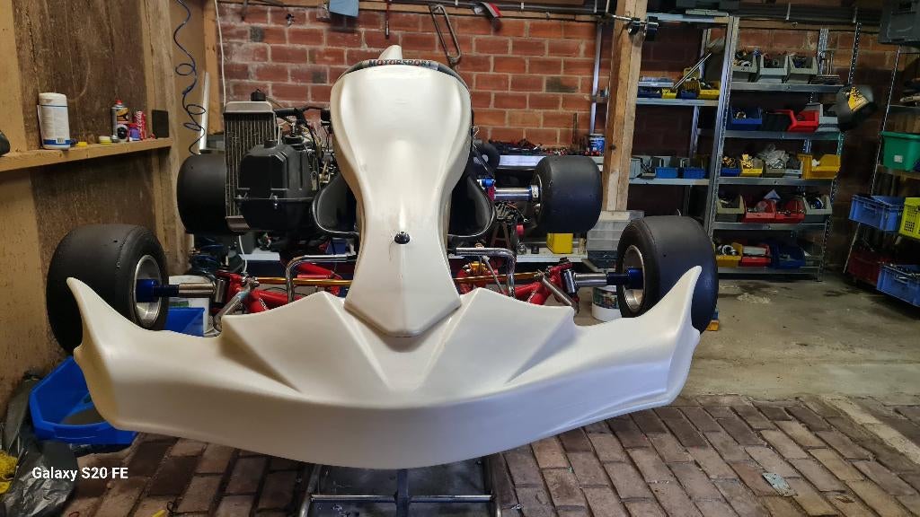 Te koop  birel met rotax max senior, Sport en Fitness, Karting, Ophalen, Zo goed als nieuw, Kart