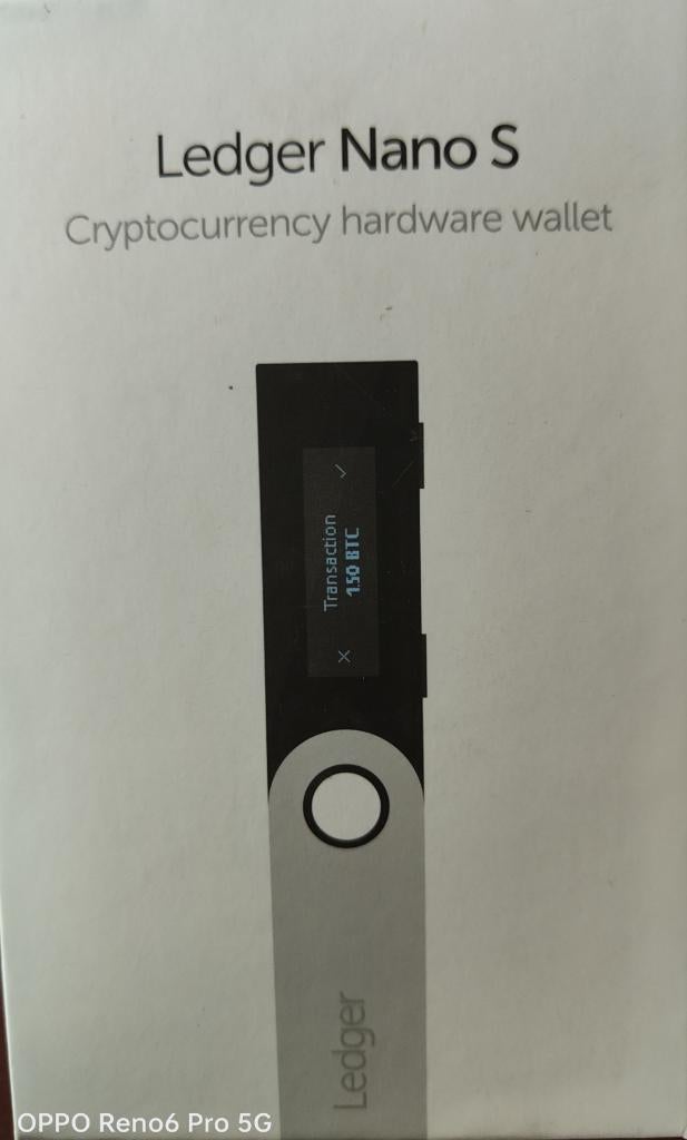 Ledger Nano S – Hardware Wallet voor Cryptocurrency, Ophalen of Verzenden, Zo goed als nieuw, Ledger